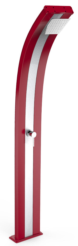 prezzo Doccia Solare da Giardino 40L Miscelatore Arkema Dada Fascia Inox Cherry