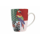 Set 6 Tazzine da Caffè Ø6x7 cm in Bone China VdE Tivoli 1996 Parrot Groove