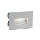 Lampada Segna Passo Rettangolare da Incasso a Parete a LED 3W 3000K Sovil Alluminio