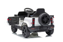 Macchina Elettrica per Bambini Licenza Land Rover Defender Small 12V con Telecomando Bianco