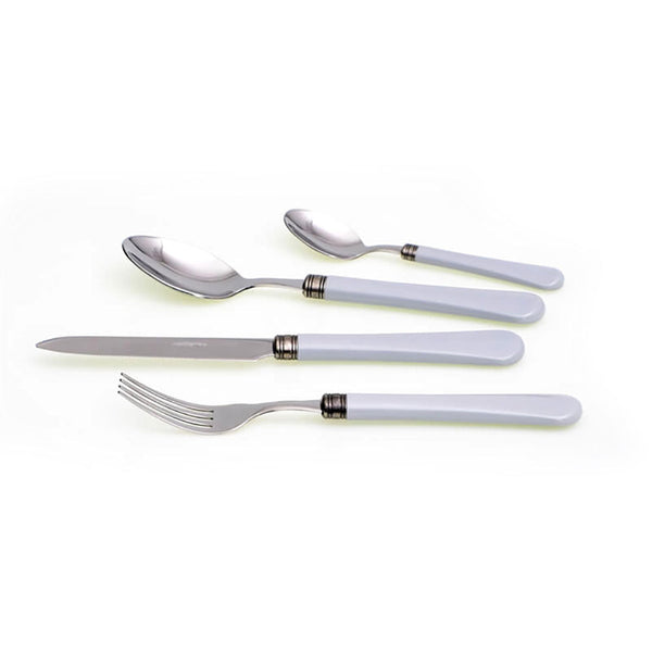 online Servizio Set di Posate 24 Pezzi in Acciaio Inox Rivadossi Sandro Giulietta Grigio