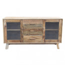 Credenza Dalton 160x48x85 h cm in Pino riciclato Marrone