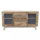 Credenza Dalton 160x48x85 h cm in Pino riciclato Marrone
