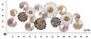 Pannello Pinky 133,5x6,5x54,5 cm in Ferro Multicolor