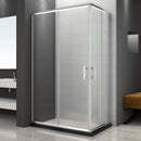 Box Doccia Angolare 2 Ante Scorrevoli in Cristallo Trasparente 6mm Vorich Itria Varie Misure