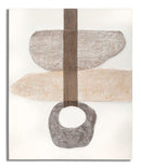 Dipinto su Tela Stony 80x100x2,8 cm Cornice in Legno di Pino Multicolor