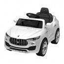 Macchina Elettrica per Bambini 6V con Licenza Maserati Levante Bianca