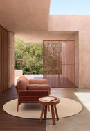 Tappeto da Esterno Ø150x1,1 cm Savan Beige