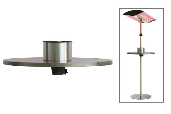 sconto Ripiano per Bibite con Posacenere per Lampione Riscaldante Elettrico Kraus Gea