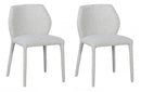 Set 2 Sedie da Soggiorno 50x55x77,5 cm in Poliestere Libby Rainy