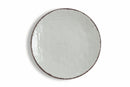 Set 6 Piatti Piani Ø26x3 cm in Gres Villa d'Este Home Tivoli Canapa Grigio Chiaro