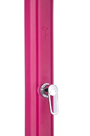 Doccia Solare da Giardino 28L Miscelatore e Lavapiedi Rosa