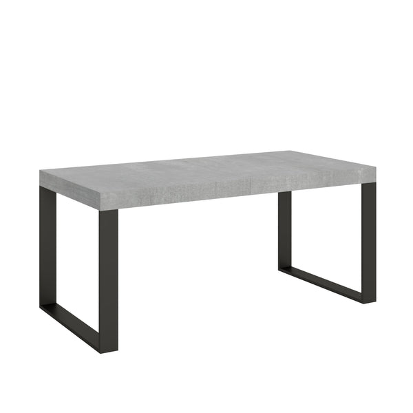 sconto Tavolo Allungabile 180-284x90x77 cm Tecno Cemento