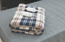 Coperta Termica Elettrica Matrimoniale in Pile 120W Kooper Pisolona Quadri