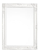 Specchio Miro con Cornice Bianco 62x82 in Legno