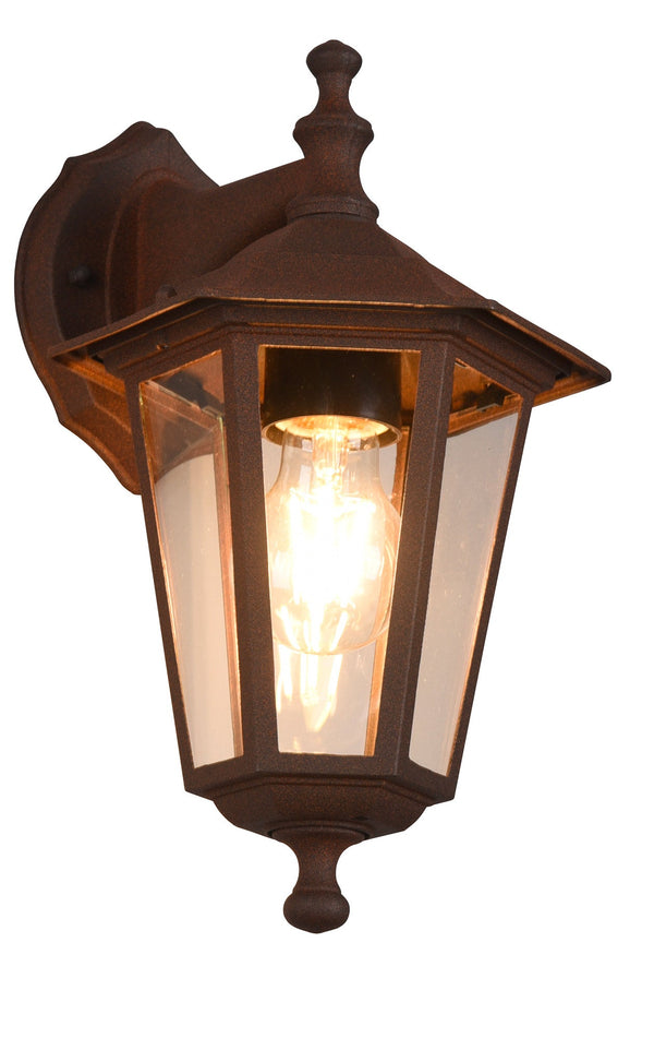 Applique da Esterno Attacco E27 in Alluminio Ruggine acquista