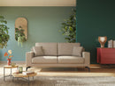 Divano 2 Posti 146x95x91 cm in Tessuto Beige
