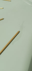 Orologio da Muro Ø 60x5 cm Timeline in Legno Salvia Seconda Scelta