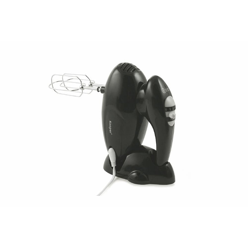 Sbattitore Elettrico Doppie Fruste 5 Velocità 200W Kooper Pedro Nero