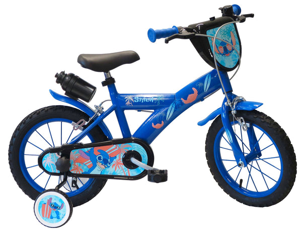 Bicicletta per Bambino 14” 2 Freni con Licenza Disney Stitch Blu acquista