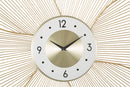 Orologio da Muro Petal 83,5x6x80 cm in Ferro Oro