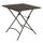 Tavolo Bristol 70x70x72 h cm in Acciaio Taupe Scuro