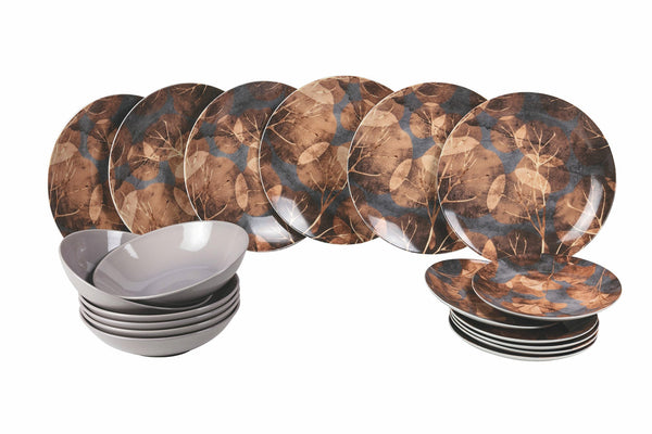 Servizio Piatti 18 Pezzi in Porcellana E Gres Villa d'Este Home Tivoli Velvet Dream acquista