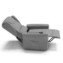 Poltrona Alzapersona Elettrica 2 motori 78x75x110 cm in Tessuto Houston Detroit Grigio Elephant