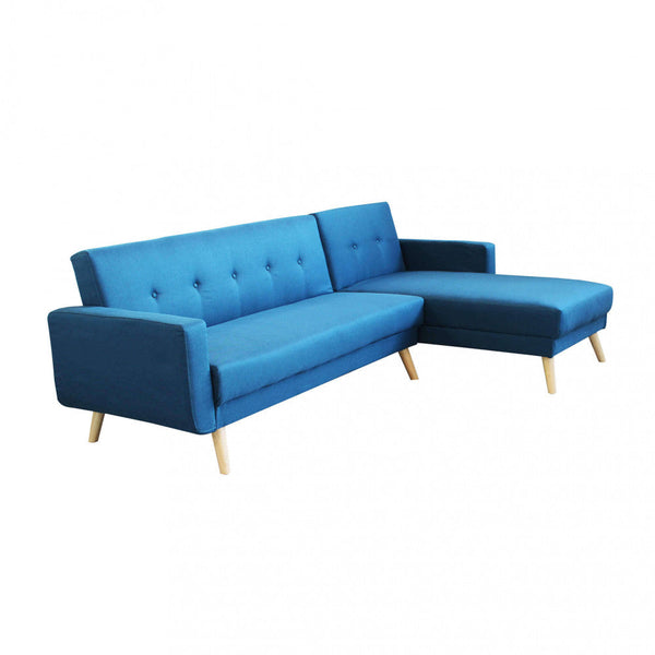 prezzo Divano Letto Arthur 176x84x84 cm in Tessuto Blu melange