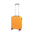 Trolley Valigia Bagaglio a Mano Rigido 4 Ruote con Combinazione in ABS Ravizzoni Stelvio Giallo Senape