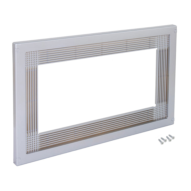 Cornice per Incasso di Forno a Microonde in Mobile da Cucina 60 cm in Plastica Emuca Argento