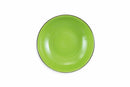 Set 6 Piatti Fondi Ø20x5 cm in Gres Villa d'Este Home Tivoli Baita Glazed Verde