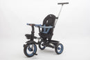 Passeggino Triciclo per Bambini 1-3 Anni Trico Luxury Gold 7 Modalità di Guida Blu
