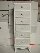 Cassettiera 6 Cassetti Charlene in Legno Seconda Scelta