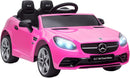 Macchina Elettrica per Bambini Licenza Ufficiale Mercedes SLC 300 "Final Edition" 10,8V 3,1Ah Rosa        