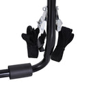 Portabici per Auto Posteriore Pieghevole 3 Biciclette 40 kg in Acciaio e Alluminio 68x52x60 cm 