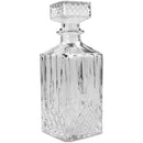 Bottiglia per Liquori 1 Litro Caraffa Decanter con Tappo in Vetro      