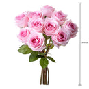 Set 3 Mazzi Artificiali Rose per 9 40 cm 