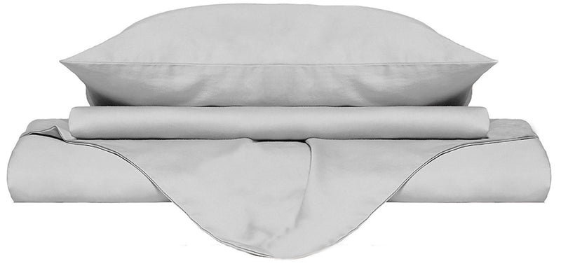 Copripiumino con Sacco e Federe Doubleface Bianco\/Bianco Varie Misure