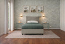 Letto 1 Piazza e Mezza Contenitore Imbottito Similpelle Cappuccino Boxmax Testata Soft Varie Misure