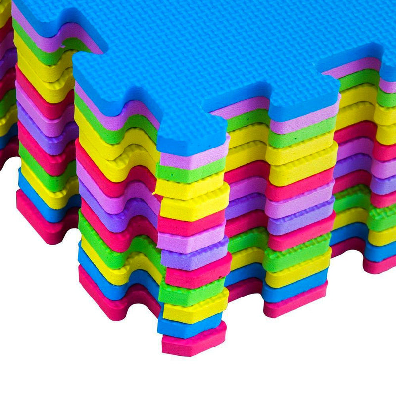 Tappeto Puzzle per Bambini con Lettere 26 Pezzi 29x29 cm Multicolor