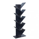 Libreria Ariane 50x25x141,5 h cm in Truciolare bilaminato Antracite