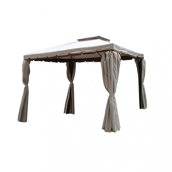 Gazebo Avana 3x3 m in Alluminio Nero sconto