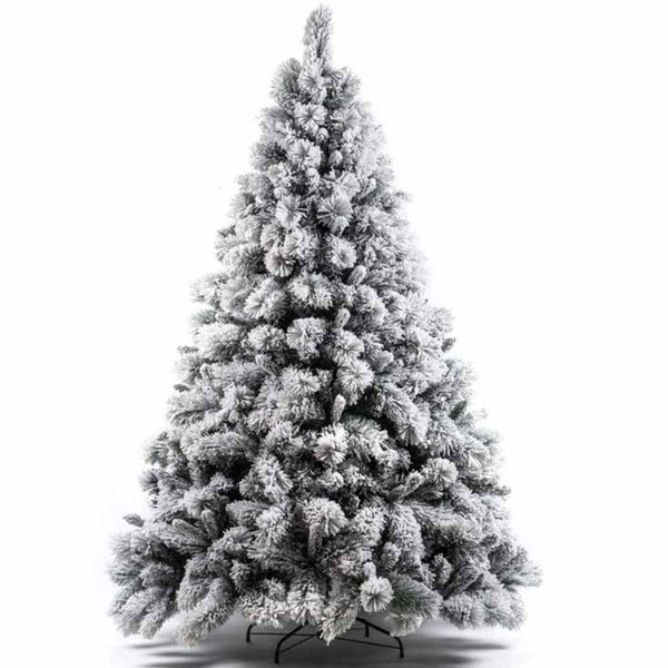 sconto Albero Di Natale Innevato Gran Sasso 180cm 955 Rami Super Folto Effetto Neve