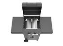 Barbecue a Gas 104,5x45,5x115 cm 2 Fuochi in Acciaio Pereda Nero