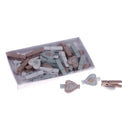 Set 72 Mollette con Cuori H 35 cm