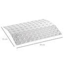 Rampa per Sedia a Rotelle 55x70x5 cm in Lega di Alluminio Antiscivolo in Lega di Alluminio Antiscivolo