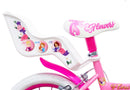 Bicicletta per Bambina 16"" 2 Freni Flowers Rosa