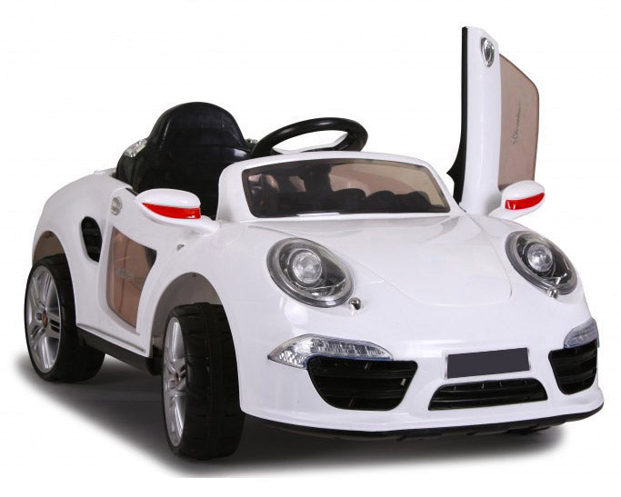 Macchina Elettrica per Bambini 12V Kidfun Sporting Bianca