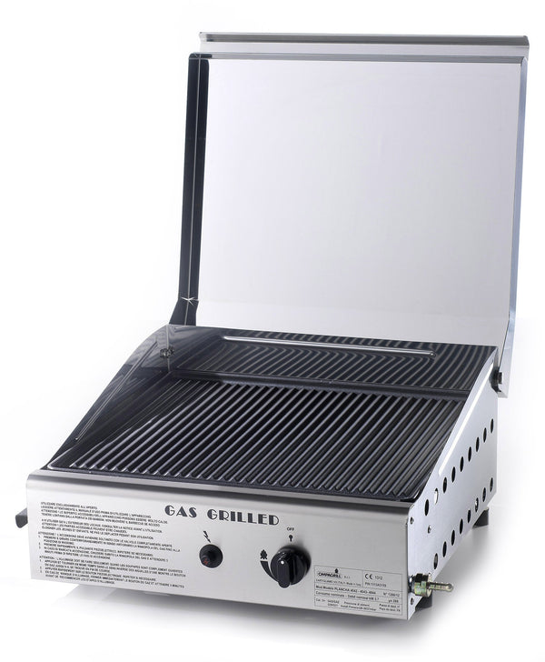 Piastra di Cottura in Ghisa a Gas GPL e Metano Ompagrill Plancha Single 4043 Cover/M online
